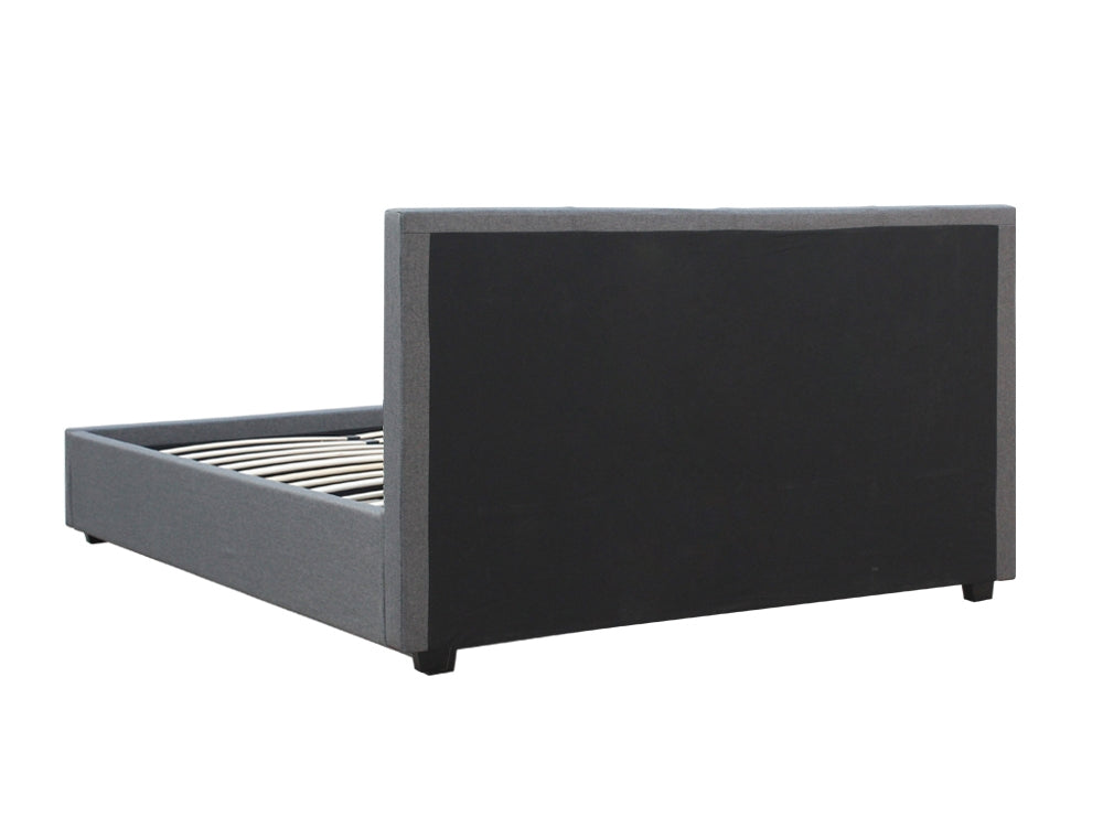 Treasurebox SHASTA King Bed Frame - DARK GREY