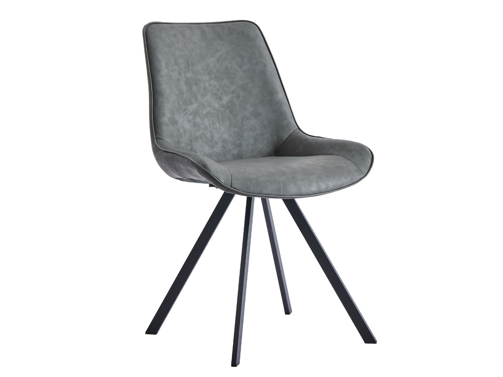 CECILIA 4PCS Dining Chair - DARK GREY By Treasurebox