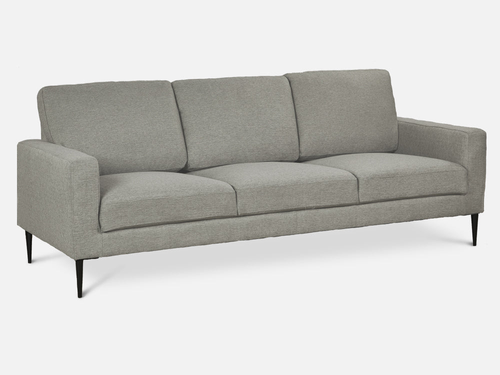 Toronto 2 Piece Sofa Set - Light Grey By Treasurebox