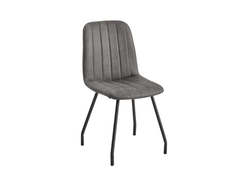 Treasurebox KIARA 4PCS Dining Chair - DARK GREY
