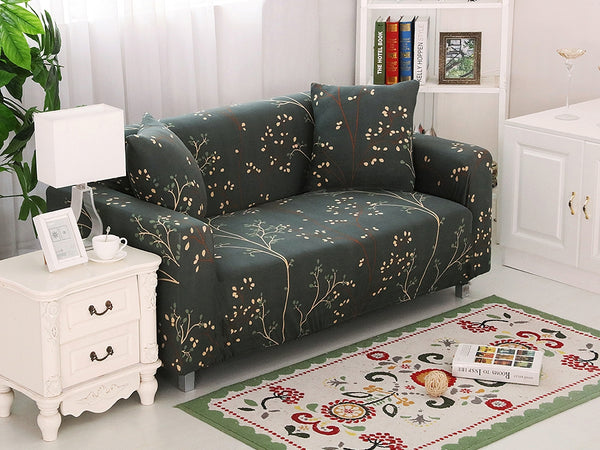 Treasurebox 2 Seater Sofa Couch Cover 145-185cm - Forest