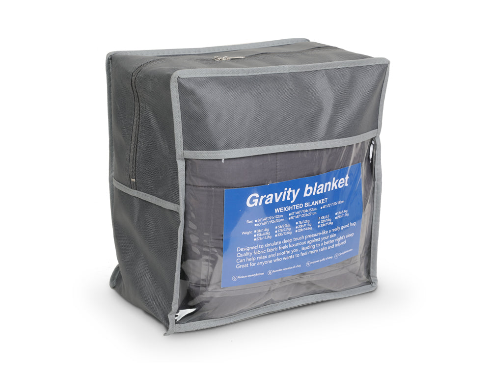 Weighted Blanket 152cm x 203cm 9kg - GREY