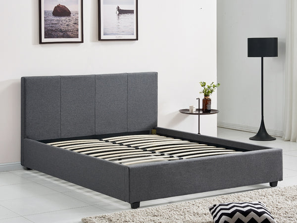 Treasurebox SHASTA King Bed Frame - DARK GREY