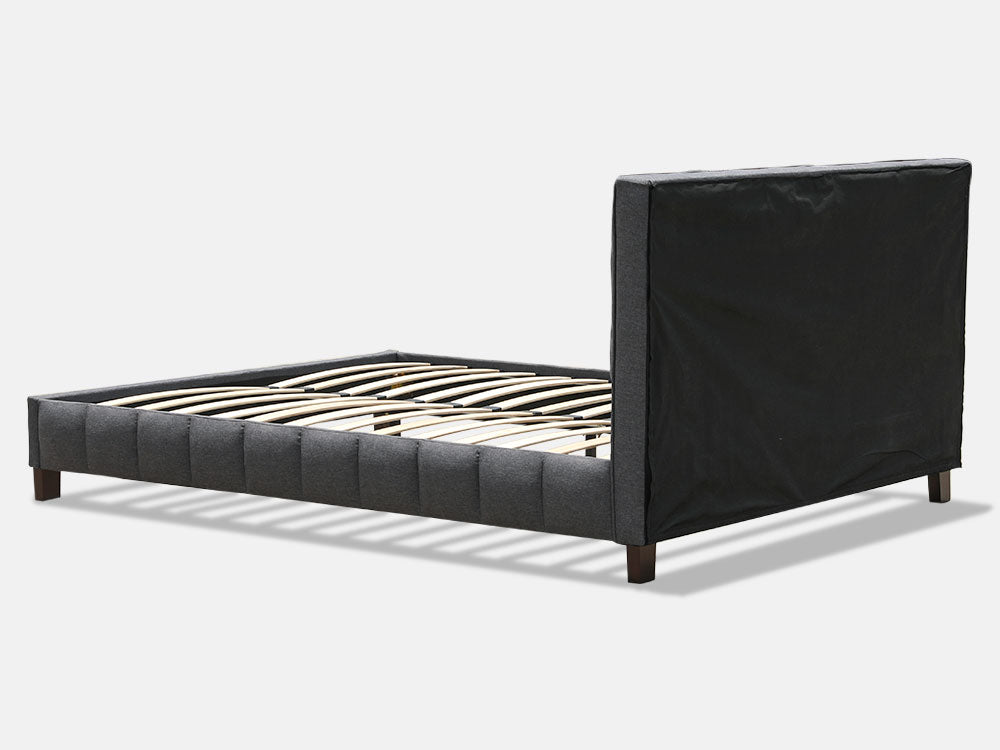 Treasurebox EIGER King Bed Frame - DARK GREY
