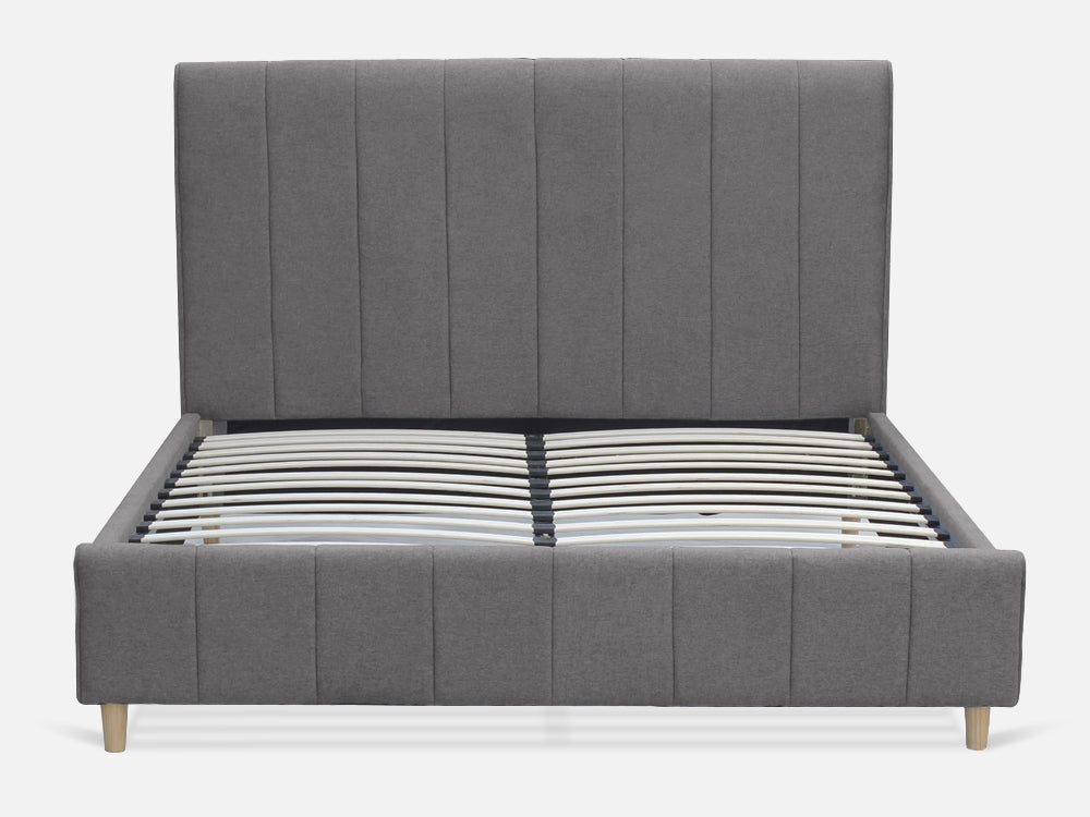 Treasurebox SIERRA King Bed Frame - GREY 21780