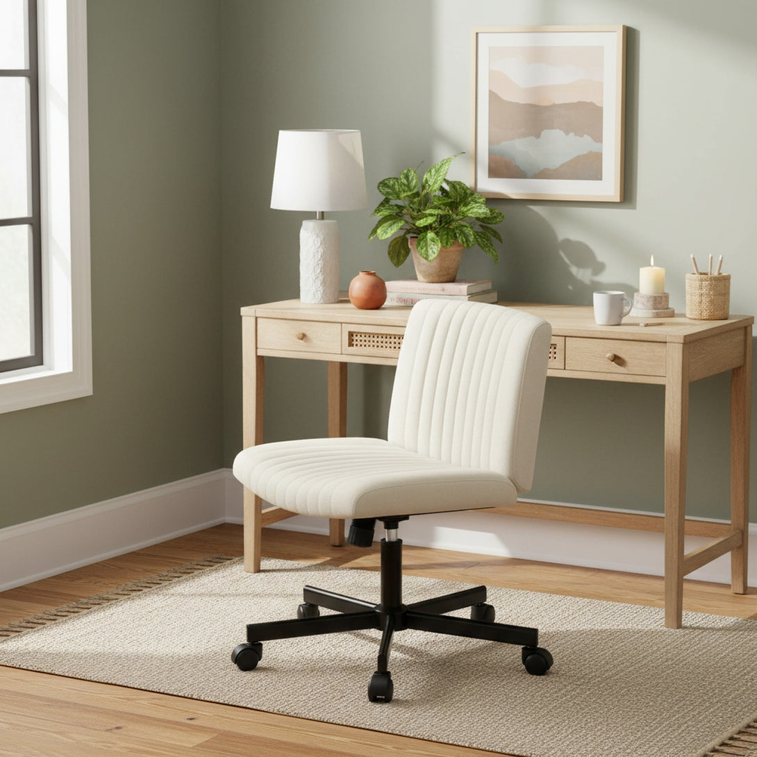 Lukas Swivel Chair - Beige