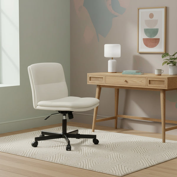 Malakai Swivel Chair - White