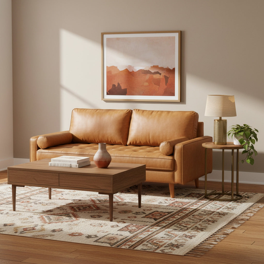 Chester 3 Seater Sofa - Honey Tan
