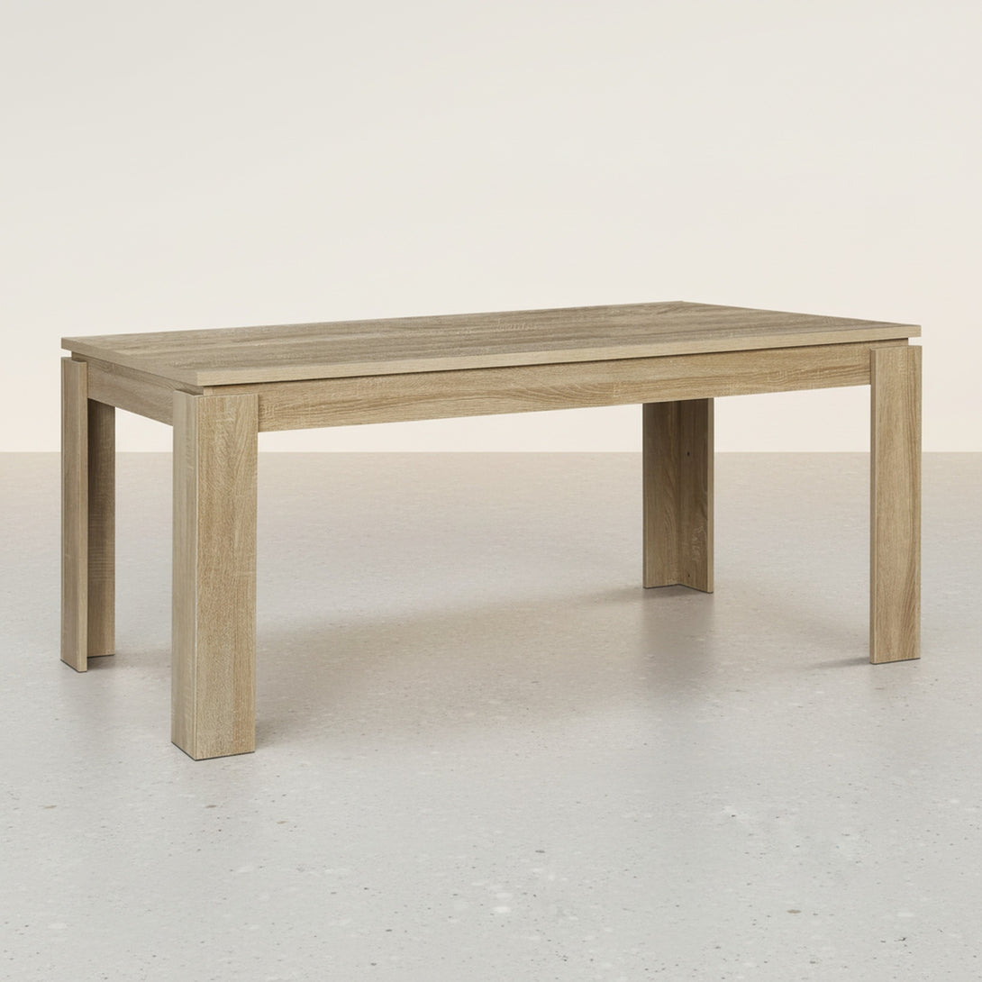 Azar Dining Table Rectangle 160 x 80cm - Natural
