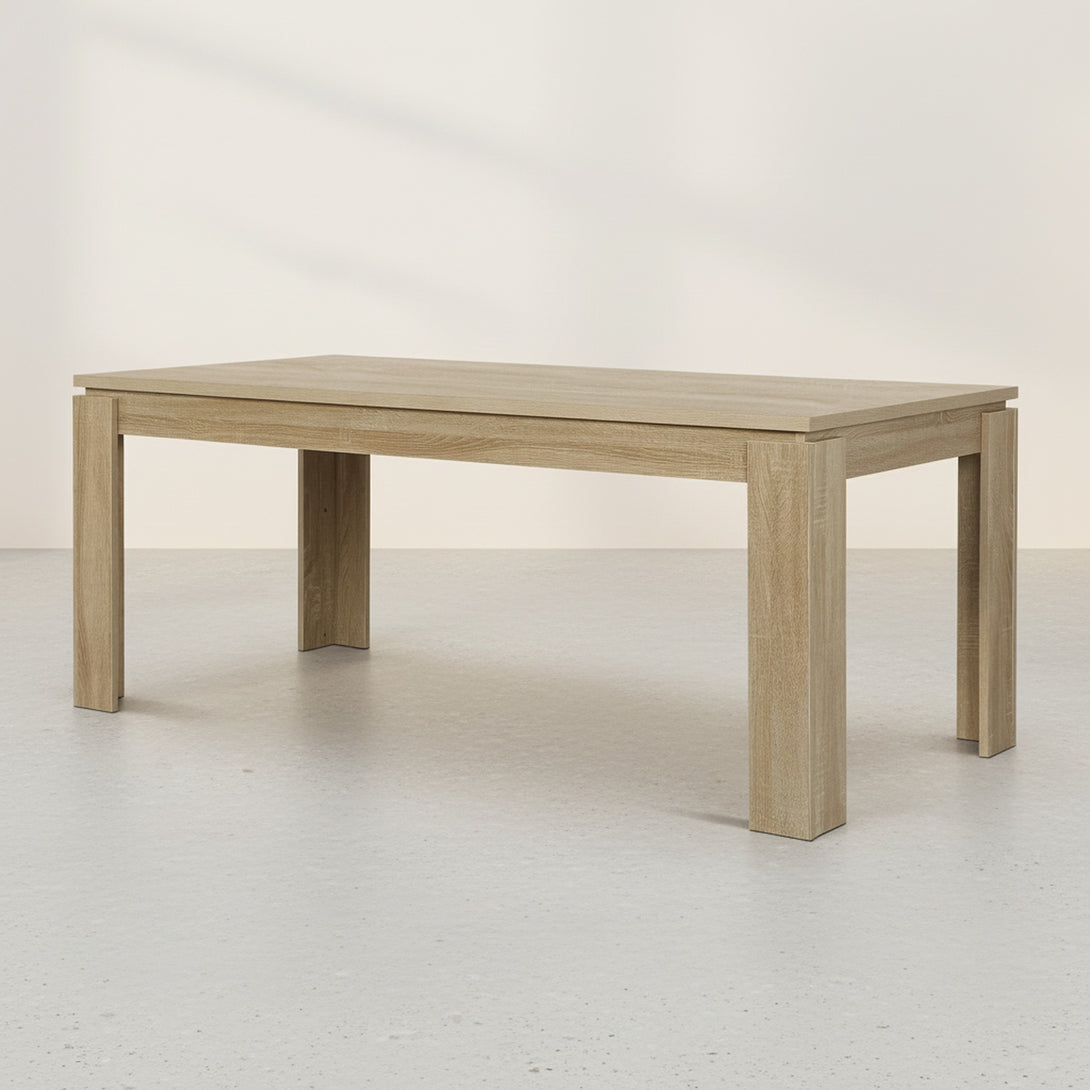 Azar Dining Table Rectangle 160 x 80cm - Natural
