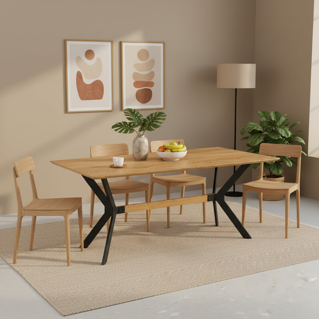 Jackson Dining Table 180 x 90cm - Natural