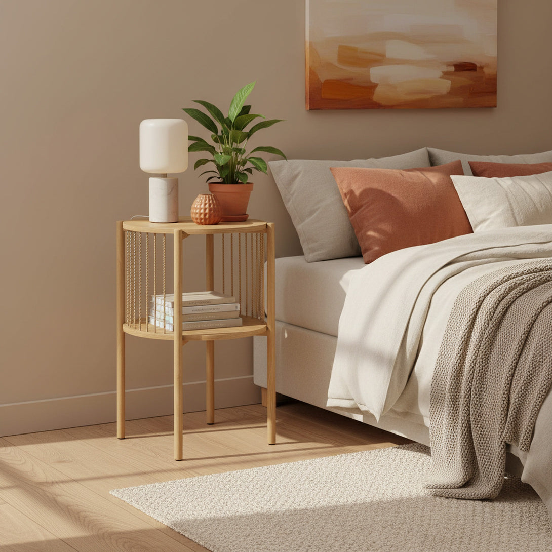 Deven Side Table - Natural