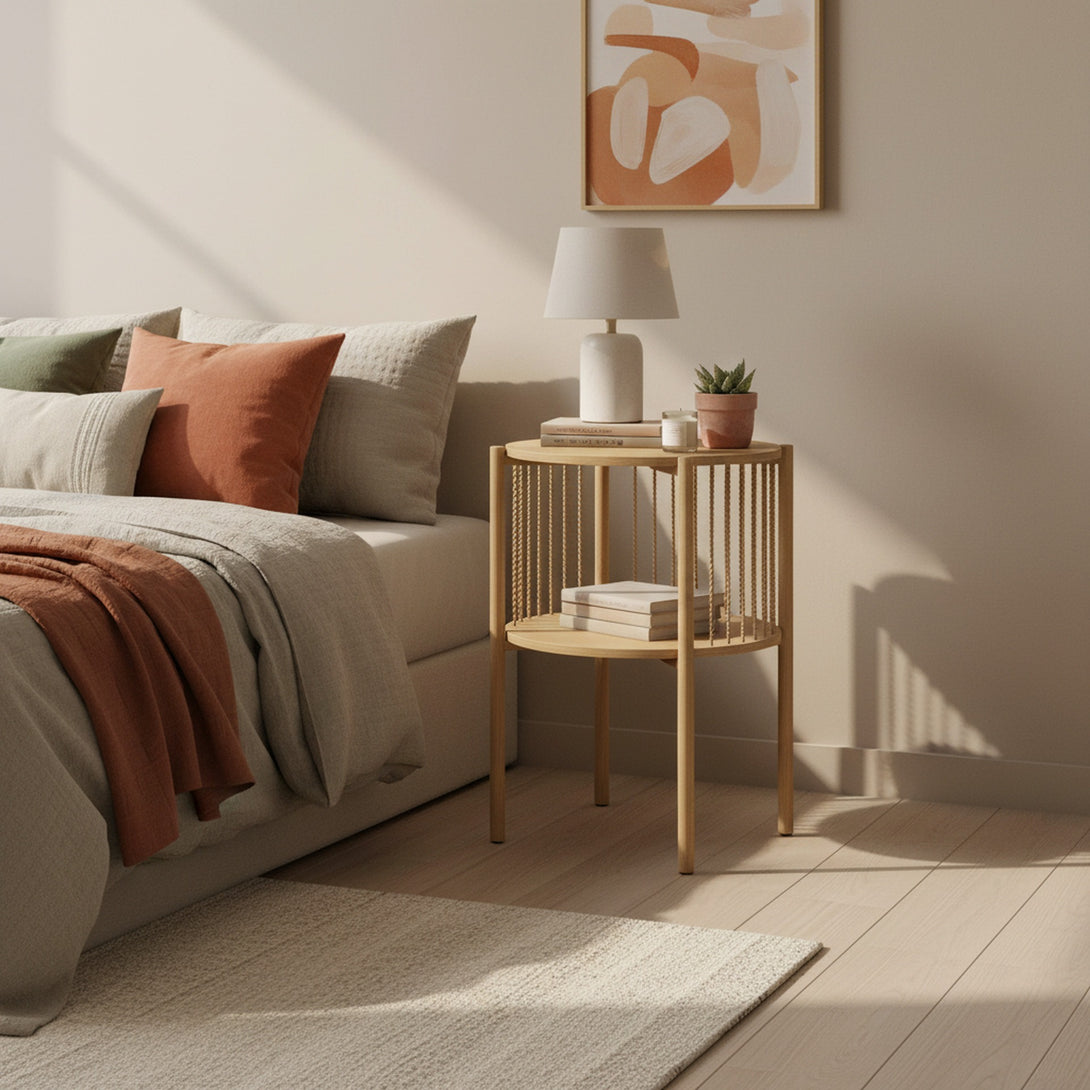 Deven Side Table - Natural