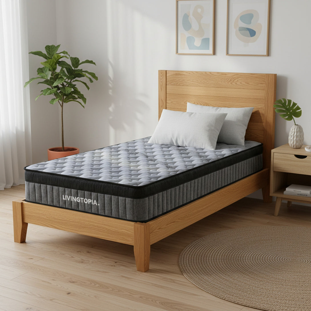 LivingTopia Hybrid Plus Single Mattress