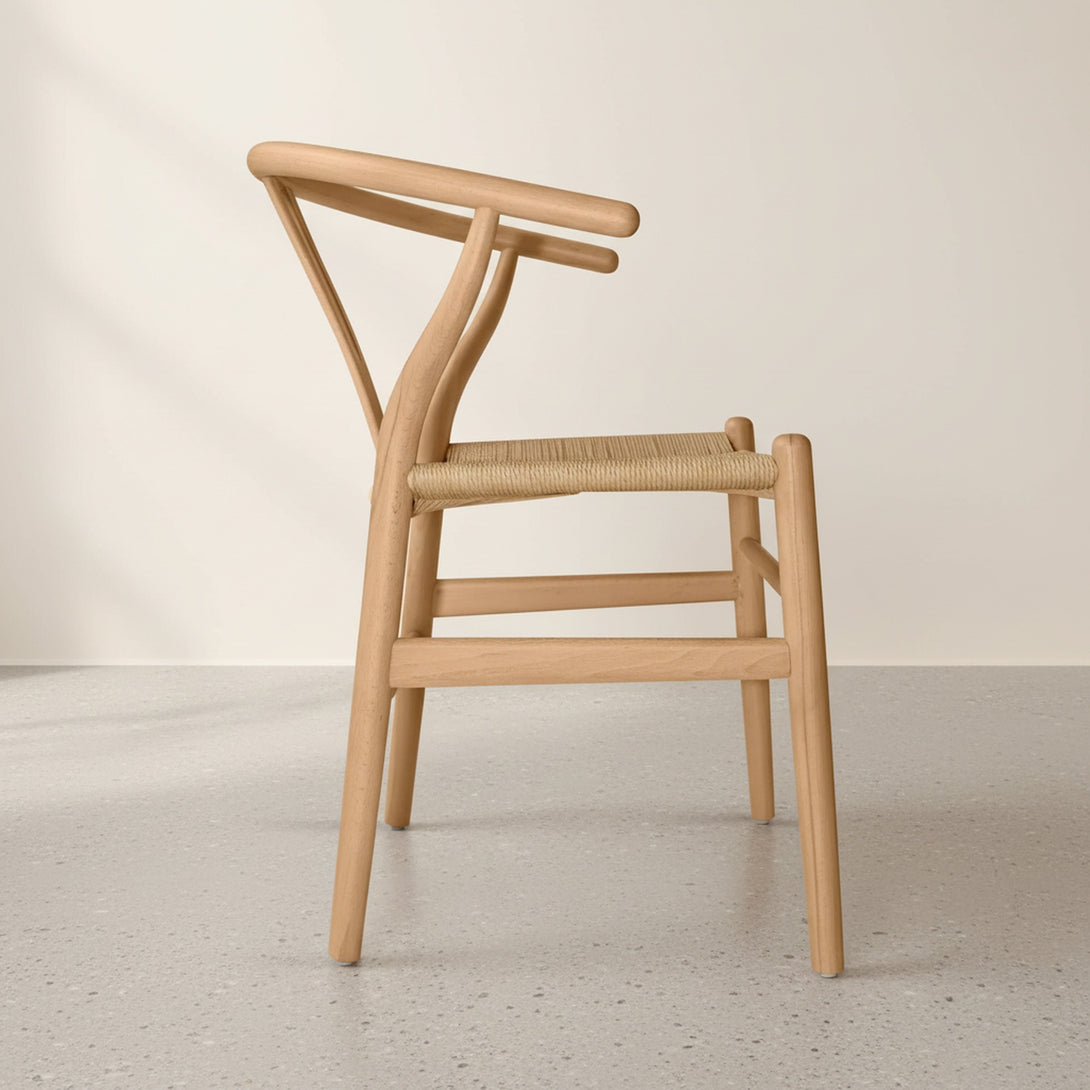 Nathan Wishbone Replica Dining Chair – Set of 2 – Natural
