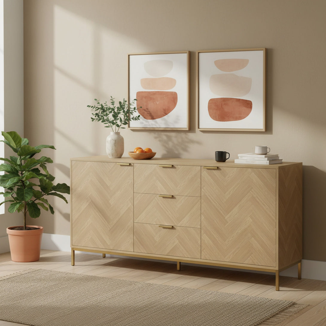 Mesa Sideboard Buffet Table - Natural