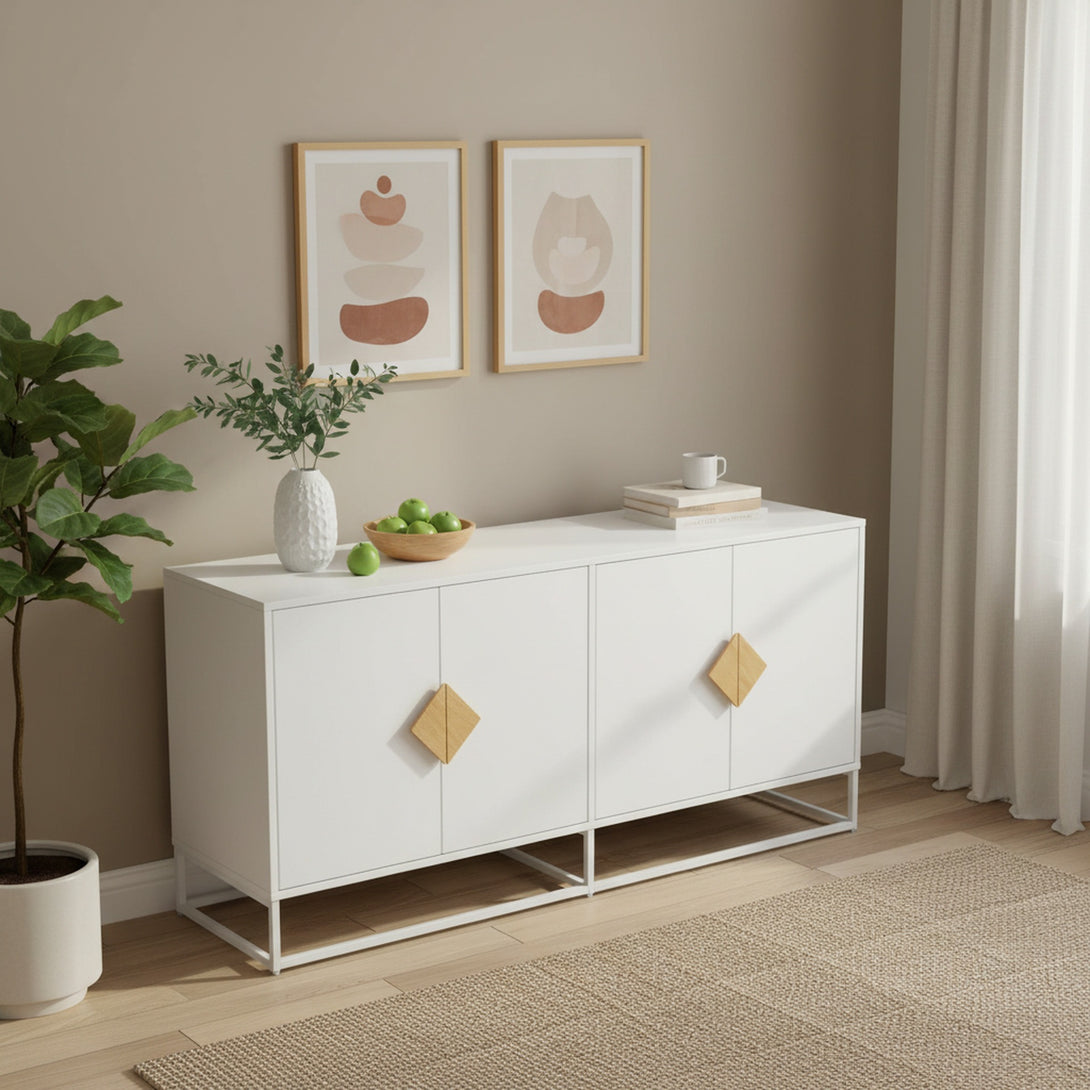 Alaska Sideboard Buffet Table - White