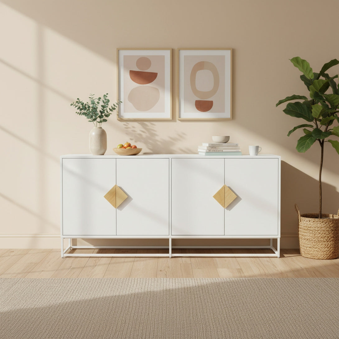 Alaska Sideboard Buffet Table - White