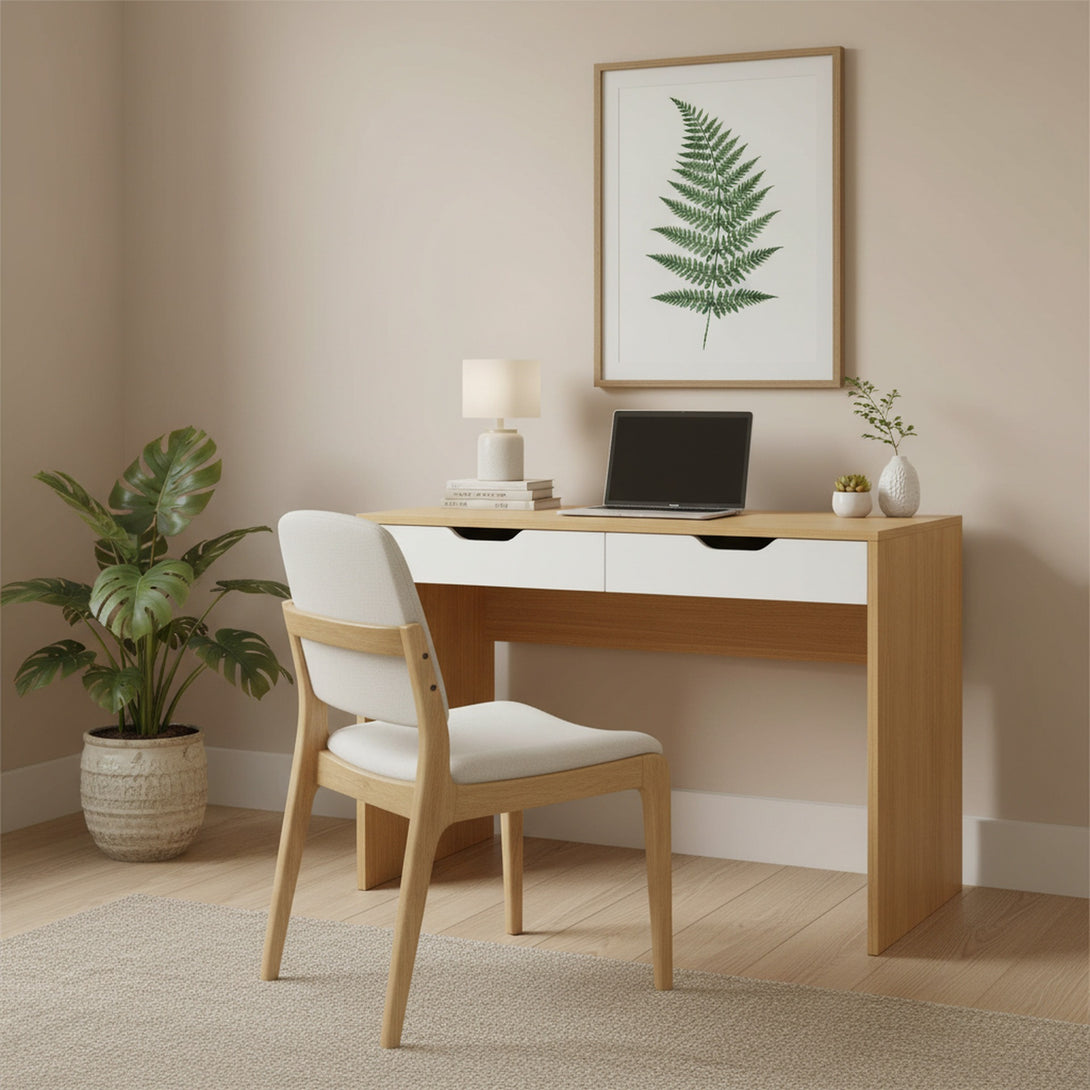 Schertz 100cm Computer Desk - Oak