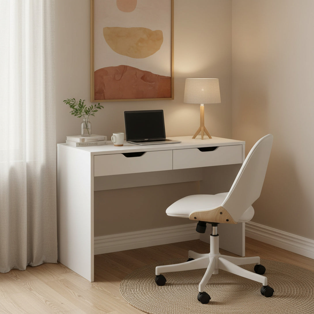 Schertz 100cm Computer Desk - White