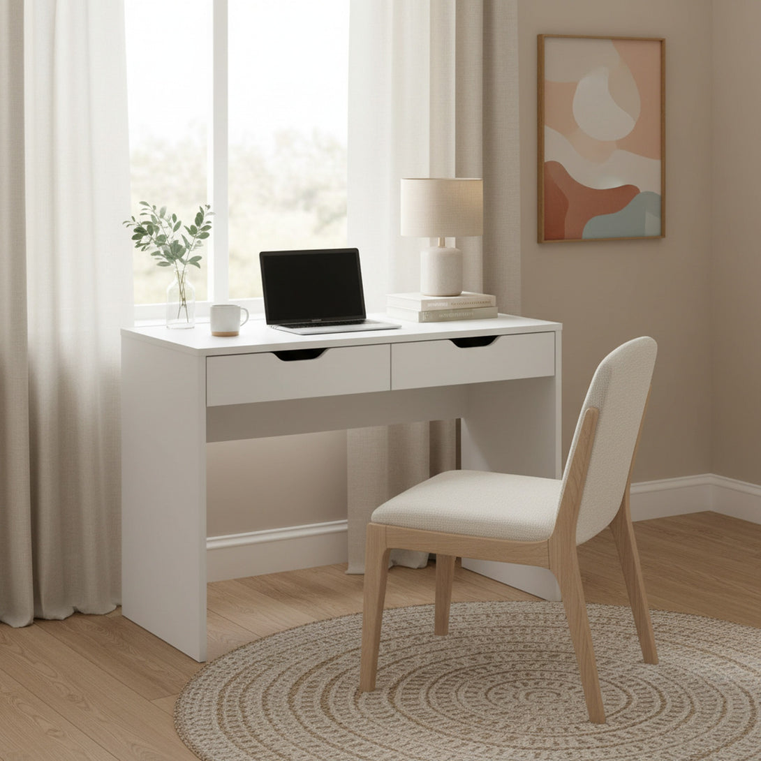 Schertz 100cm Computer Desk - White