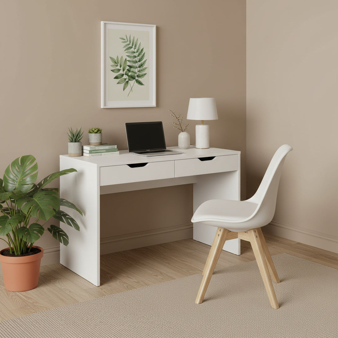 Schertz 100cm Computer Desk - White