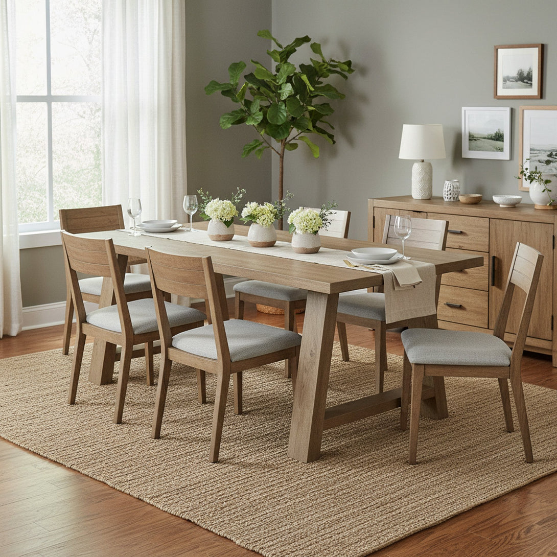 Tommie Dining Table Rectangle 180 x 85.5cm - Oak