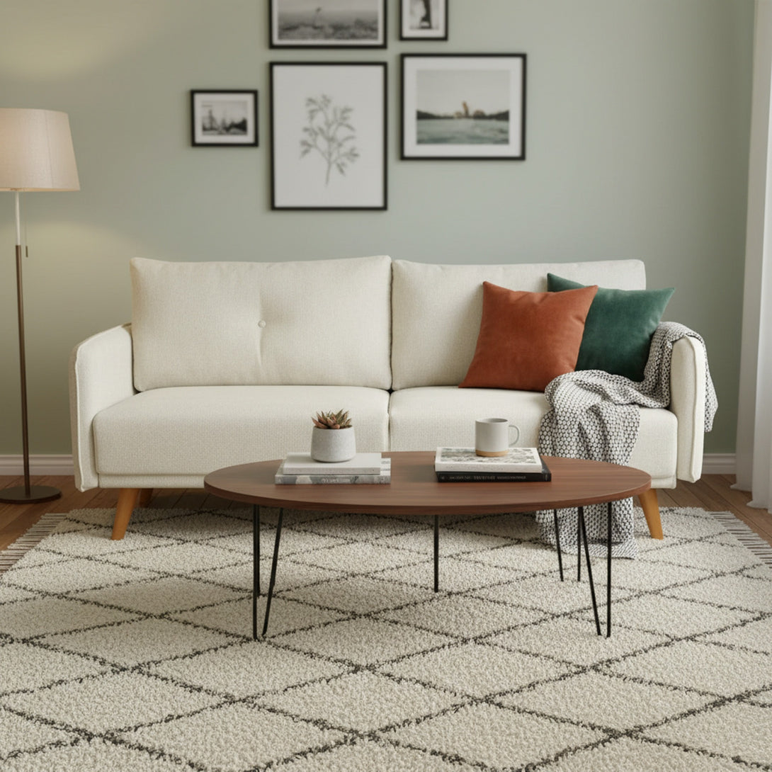 Harlan 3 Seater Sofa - Beige