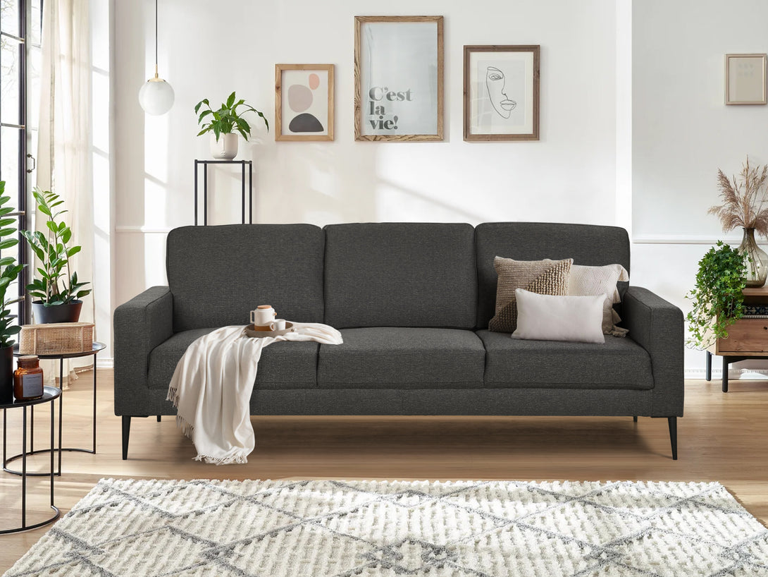 Toronto 3 Seater Sofa - Dark Grey