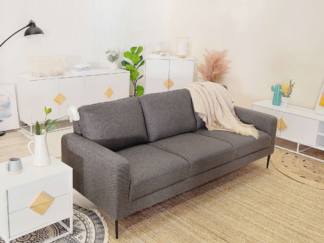Toronto 3 Seater Sofa - Dark Grey