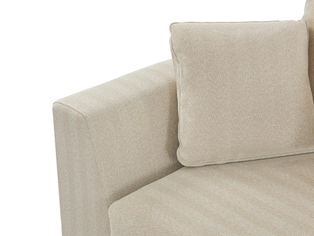 Castine Modular Sectional Sofa - Left Facing Arm - Beige