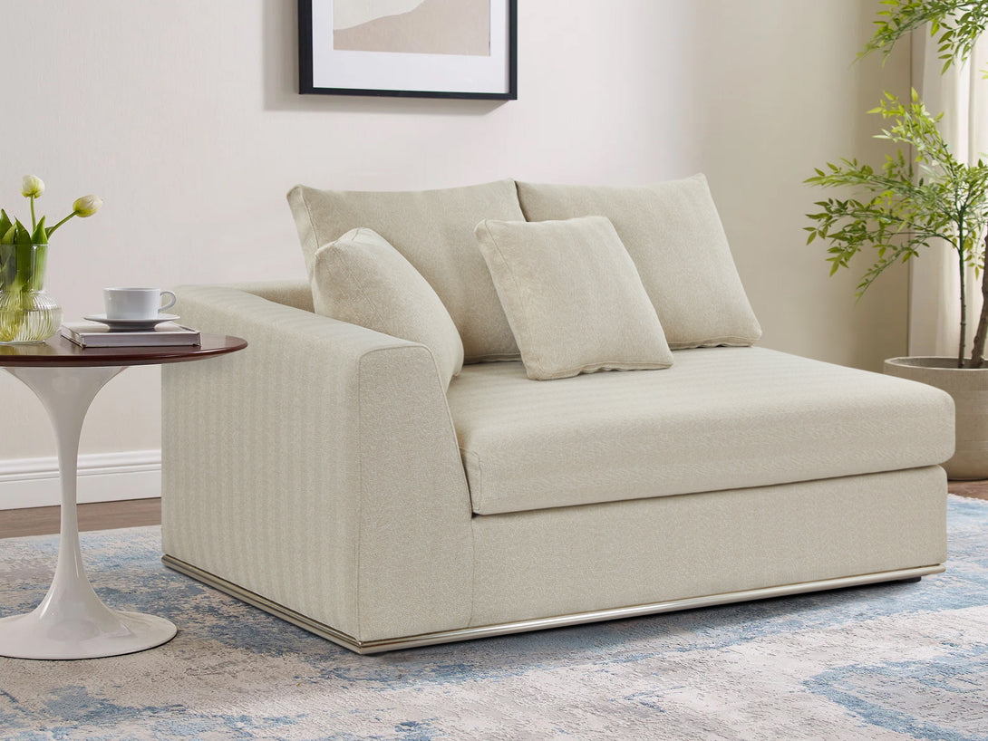 Castine Modular Sectional Sofa - Left Facing Arm - Beige