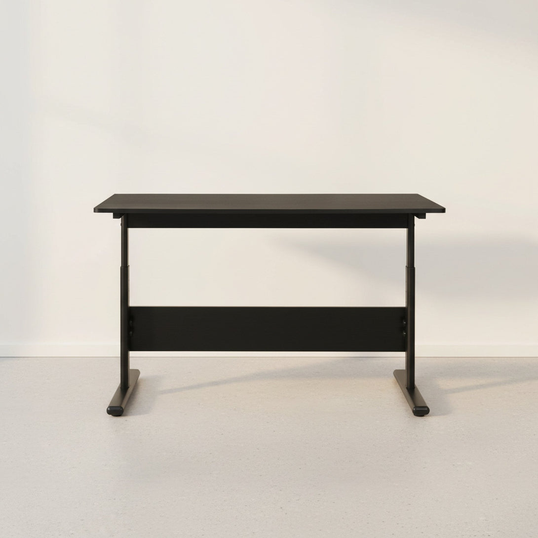 Hector 120cm Height-Adjustable Computer Desk - Black