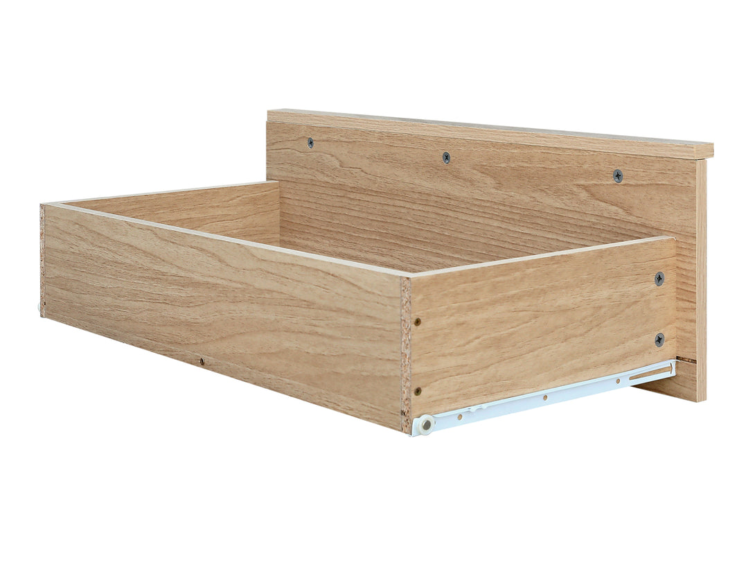 Benny 3 Door Wardrobe with Drawer - Light Teak