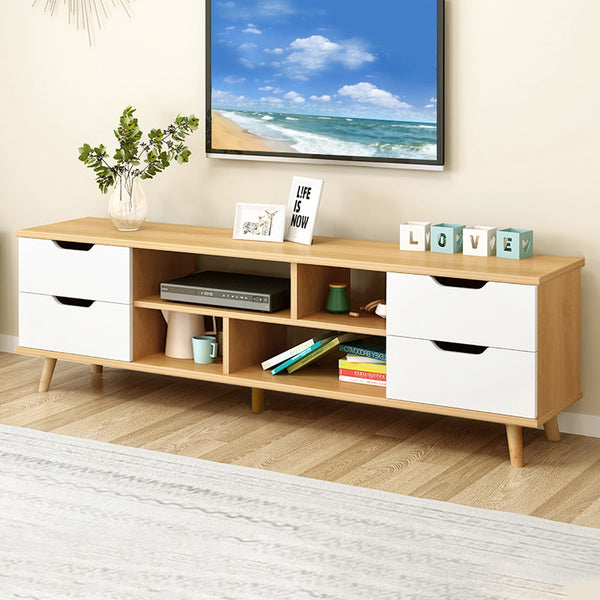 LUCILLE 1.4M Entertainment Unit - Maple + White