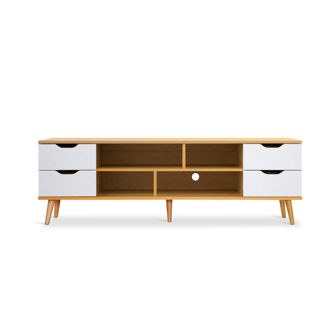 LUCILLE 1.4M Entertainment Unit - Maple + White