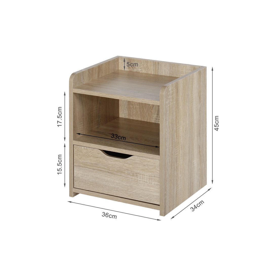 KNOX Bedside Table - Oak