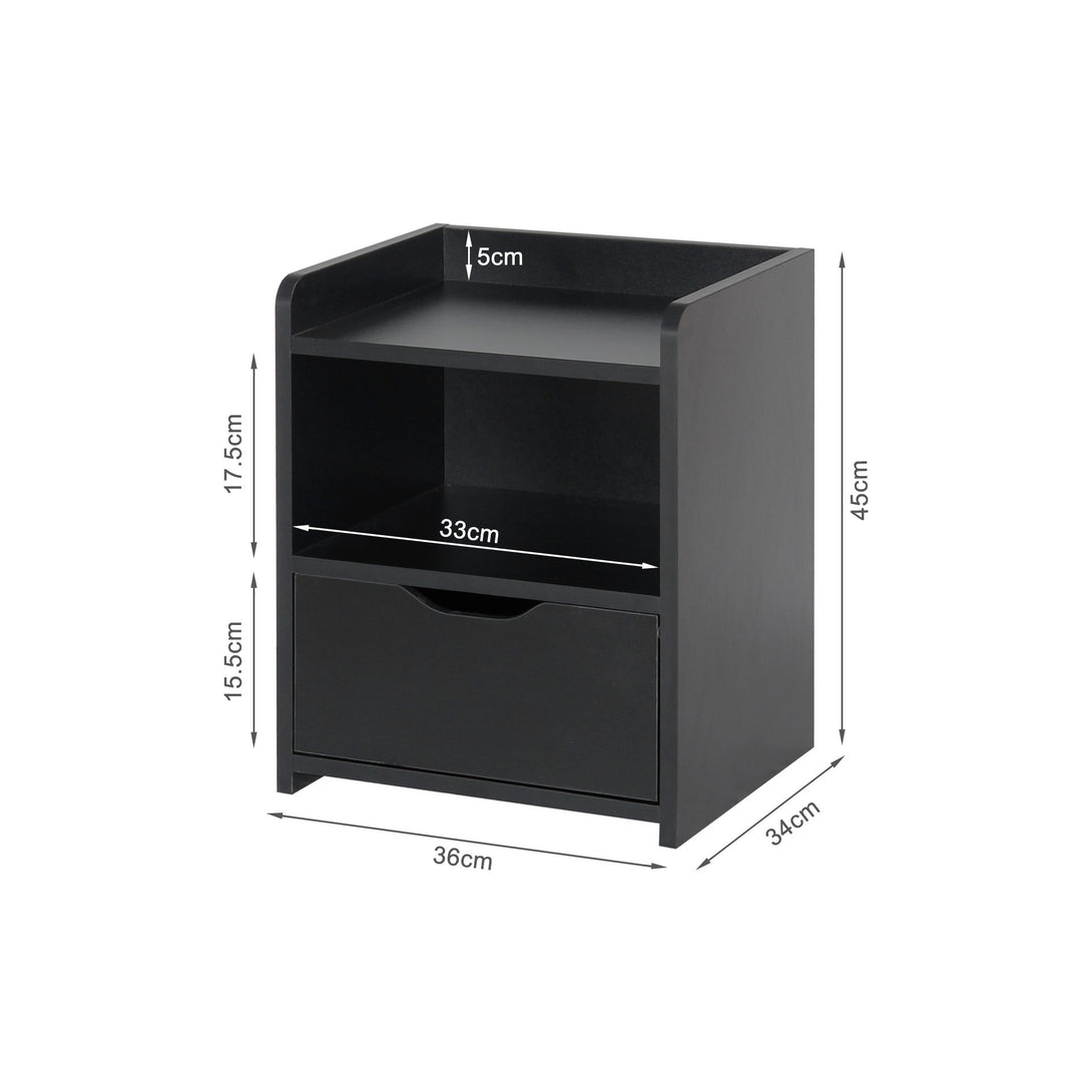 KNOX Bedside Table - Espresso