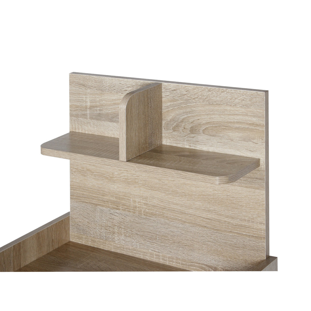 FINN Bedside Table with Shelves - Oak