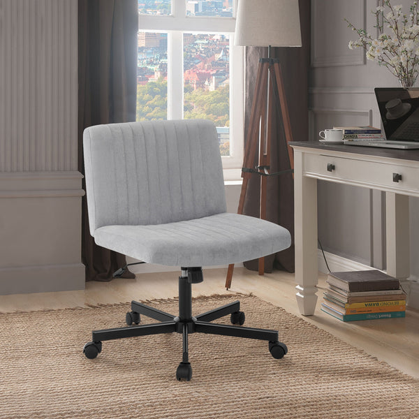 Lukas Swivel Chair - Light Grey