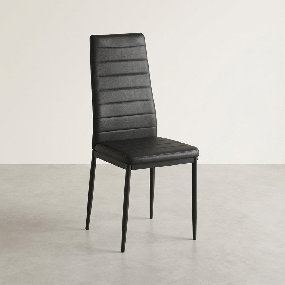 Samuel 5 Piece 1.2m Dining Set - Black 