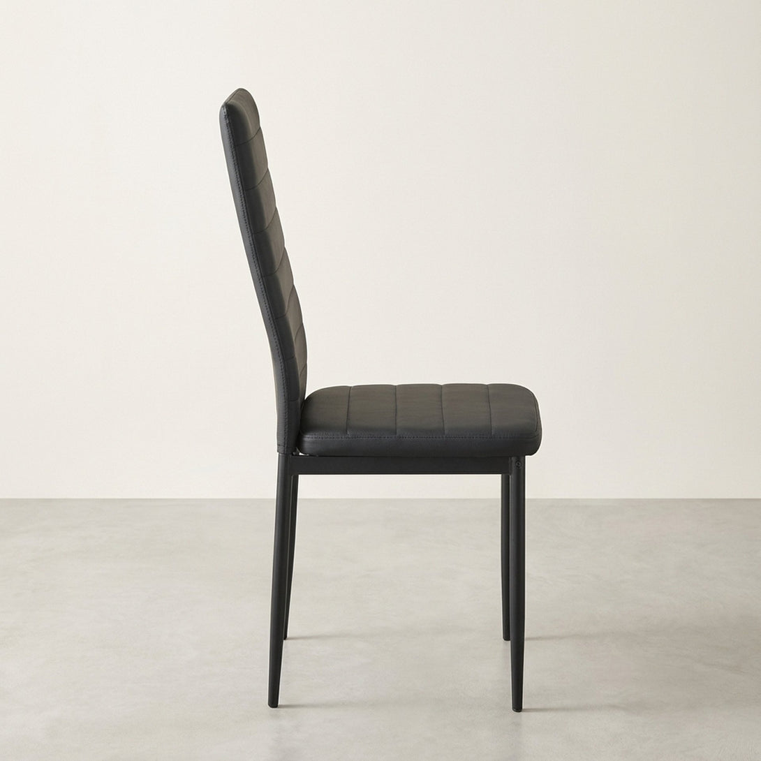 Samuel 5 Piece 1.2m Dining Set - Black 