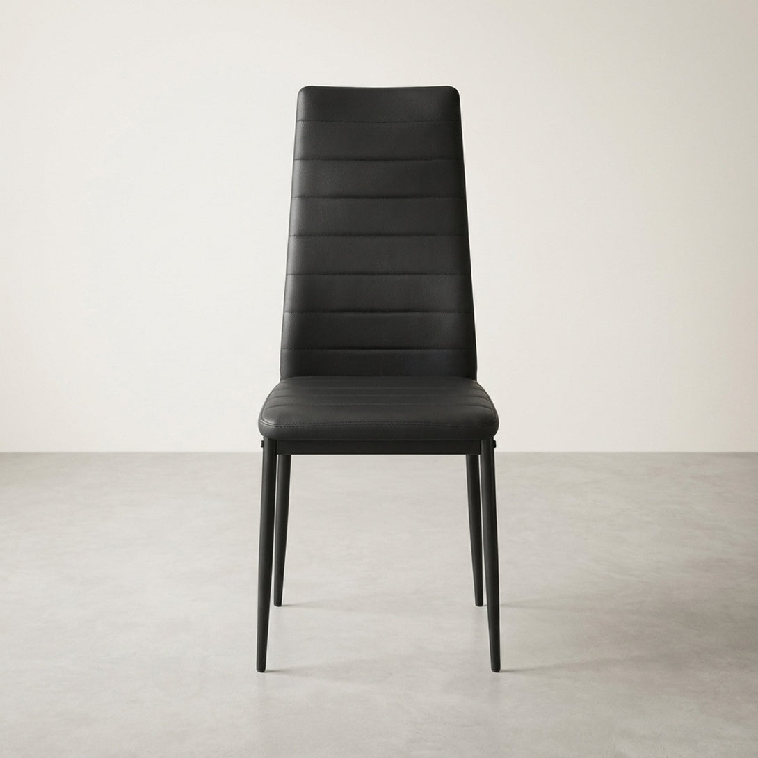 Samuel 5 Piece 1.2m Dining Set - Black 