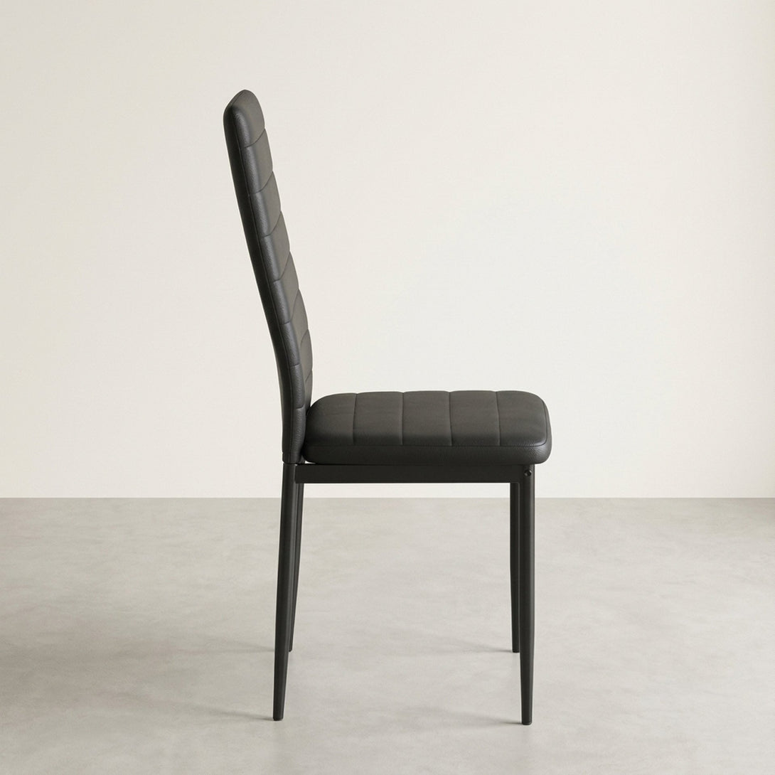 Samuel 5 Piece 1.4m Dining Set - Black