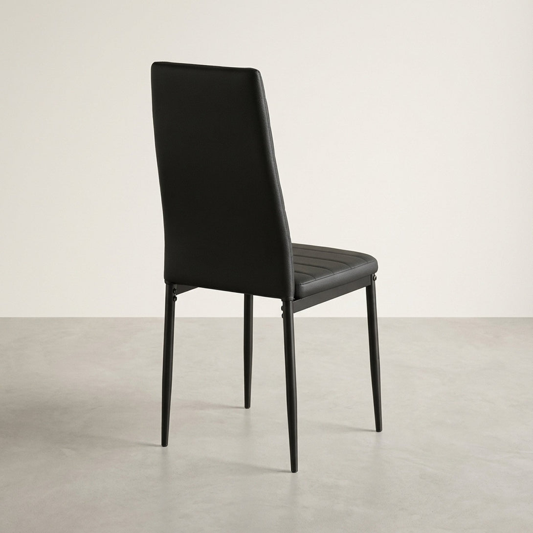 Samuel 5 Piece 1.4m Dining Set - Black