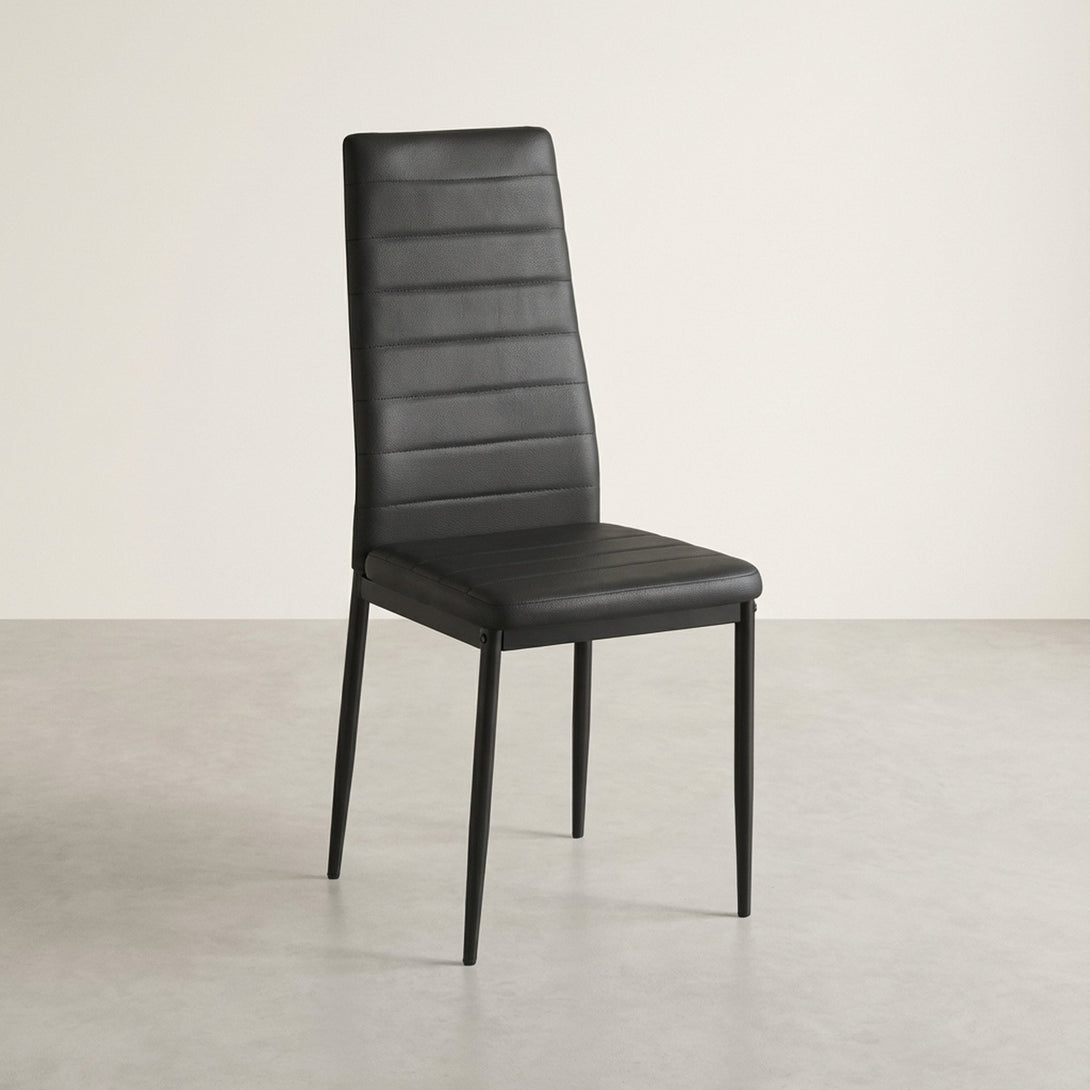 Samuel 5 Piece 1.4m Dining Set - Black