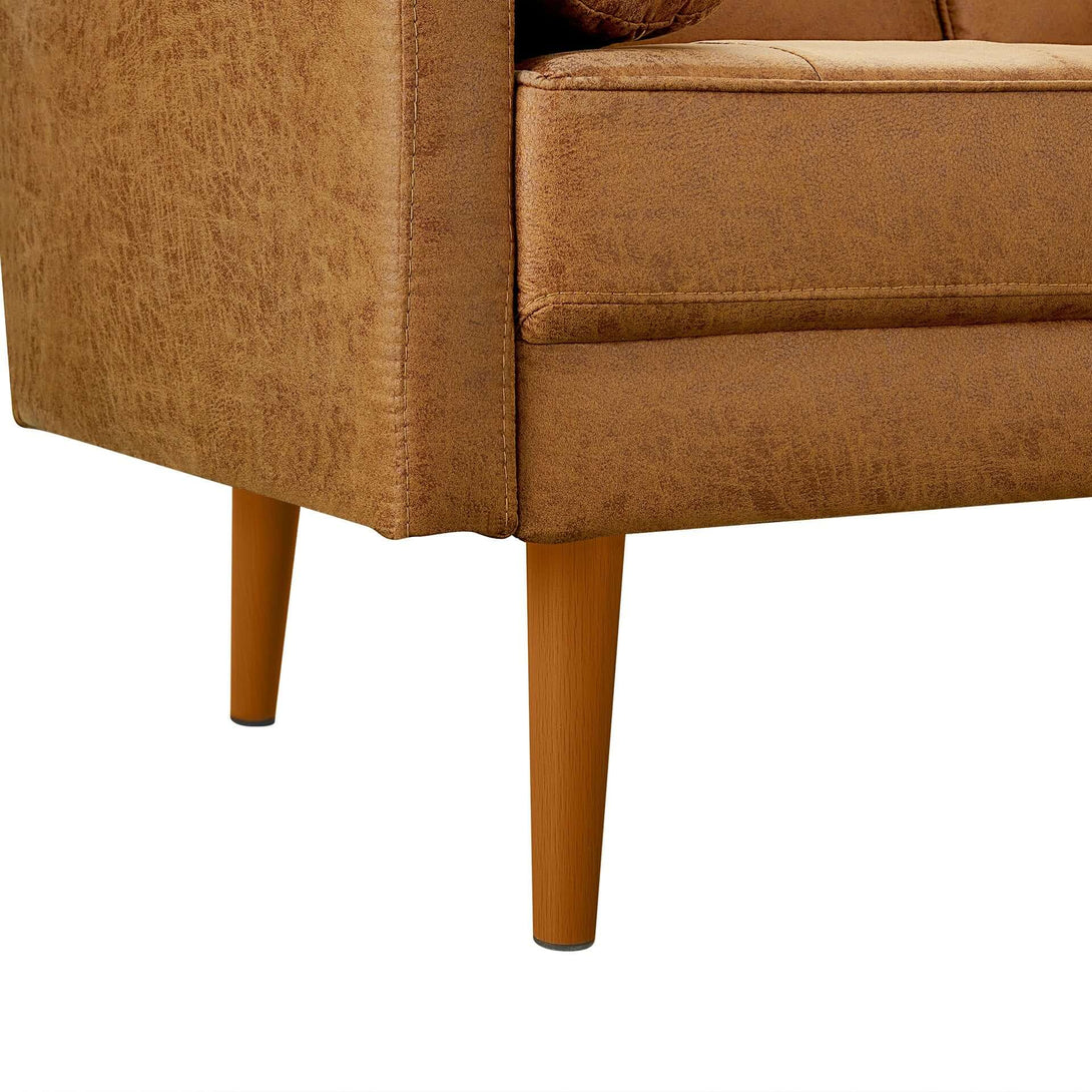 Alaina 2 Seater Sofa - Brown