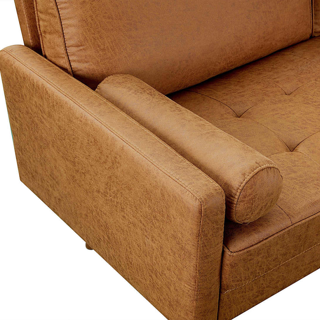 Alaina 3 Seater Sofa - Brown