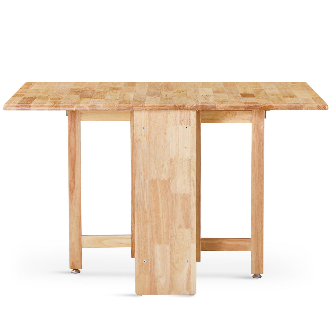 Landon Rubberwood Folding Table - Oak