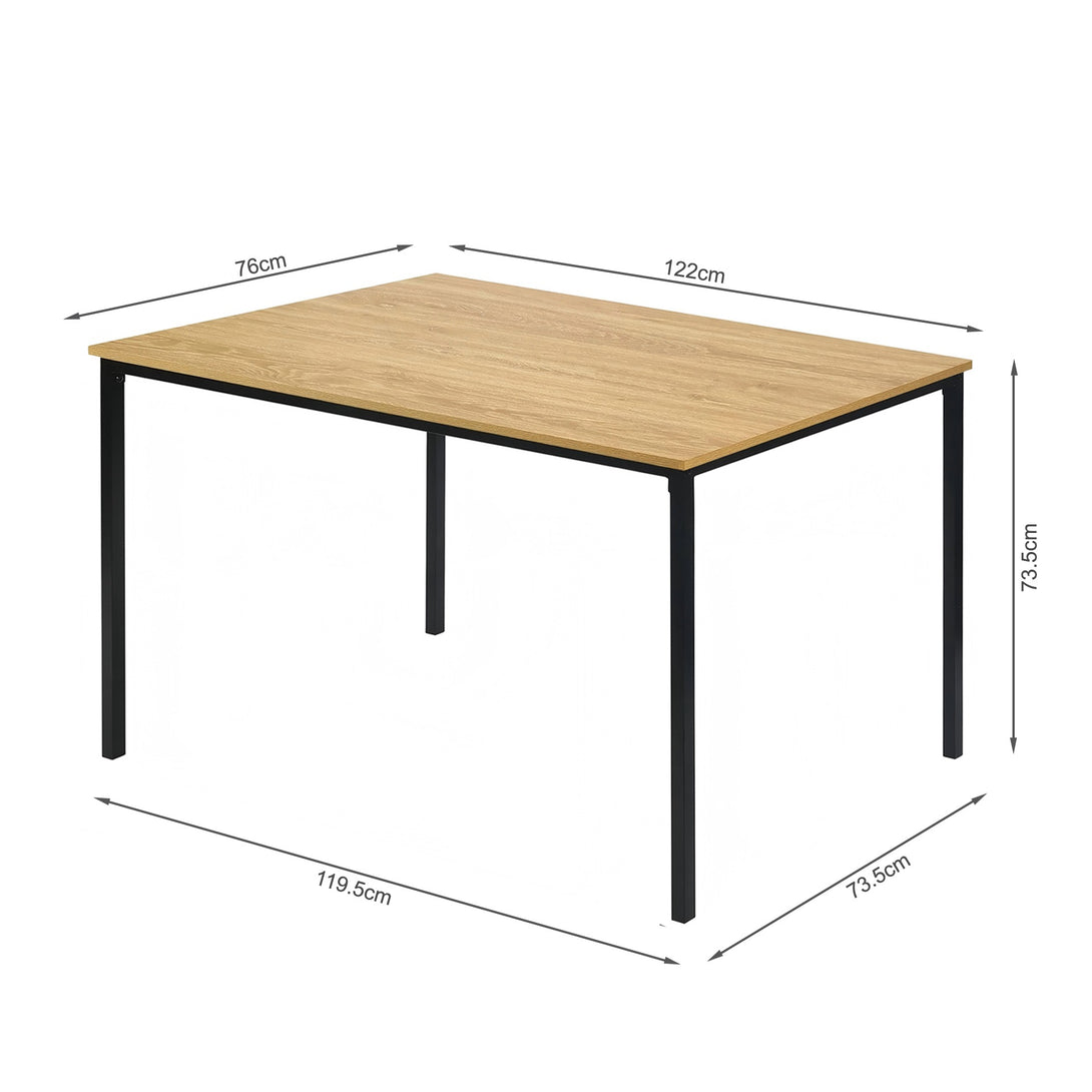 Maddox 3 Piece Dining Set - Natural